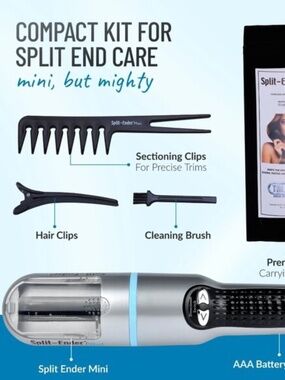 Split Ender MINI (Blue) Refurbished Split End Hair Trimmer
